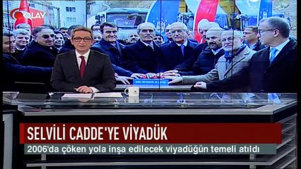 Selvili Cadde'ye viyadük geliyor (Haber 13 02 2017)