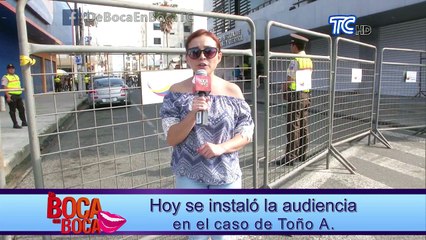 Hoy se instaló la audiencia en el caso de Toño A.