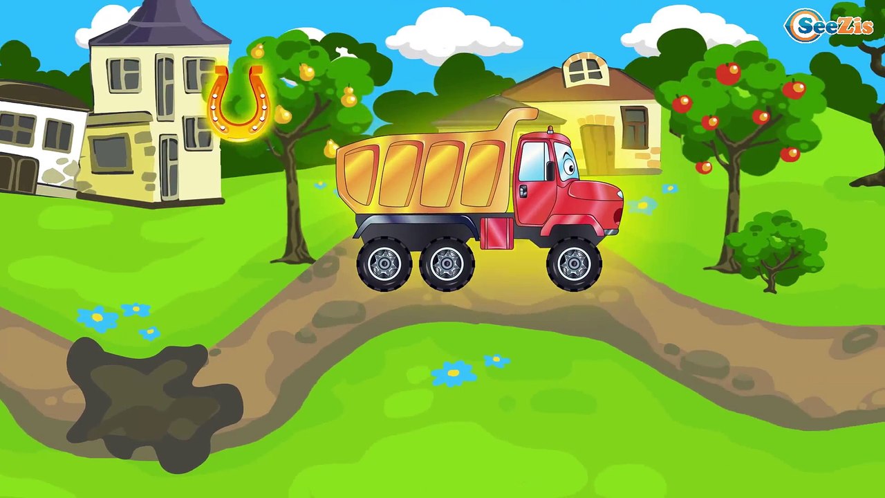Truck Cartoon - Magic Horseshoe - Cars Cartoons for Children - Video for kids. Episode 45