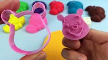 Play Doh Crabs with Hello Kitty and Winnie the Pooh Molds Fun Creative for Kids