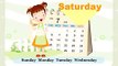 Kids Songs English : In a Week Sunday Monday Tuesday Wednesday Thursday Friday Saturday
