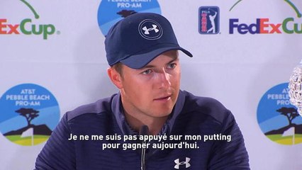 Golf - Pebble Beach - Spieth putter royal