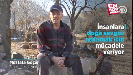 Ağaç tohumlarını toprakla buluşturuyor | Video Olay