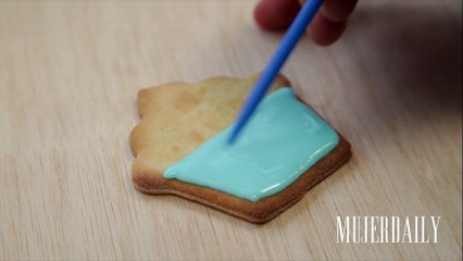 Galleta en forma de pastelito o cupcake