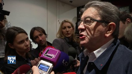 Jean-Luc Mélenchon: "On ne se paiera pas ma tête en me faisant des bisous partout"