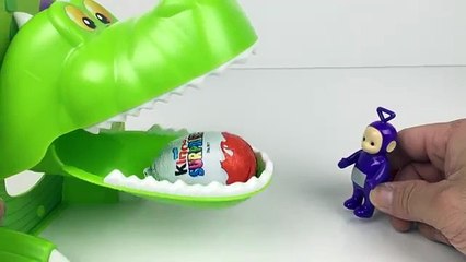 Teletubbies Tinky Winky With Dino And Kinder Surprise Chocolate Egg