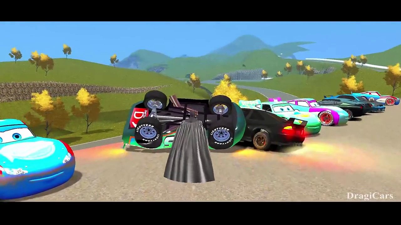 Rimas infantiles de Coches de Disney Pixar Spiderman y Rayo McQueen Smash ABC Canciones para los niños