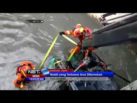 Mobil yang Terbawa Arus Banjir Ditemukan - NET 12