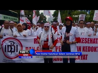 Download Video: Ribuan Dokter Protes akan Sistem Jaminan BPJS di Jakarta - NET 16