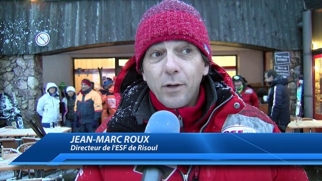 Hautes-Alpes : Risoul fait son show rétro de nuit