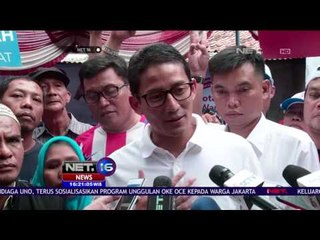 Sandiaga Uno Sambangi Warga Sosialisasikan OK OCE - NET16