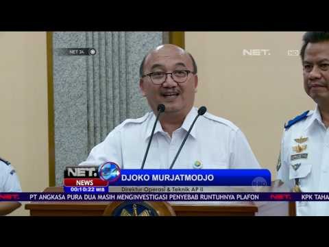 Runtuhnya Plafon Terminal Tiga Diduga Adanya Perbaikan Teknis - NET24