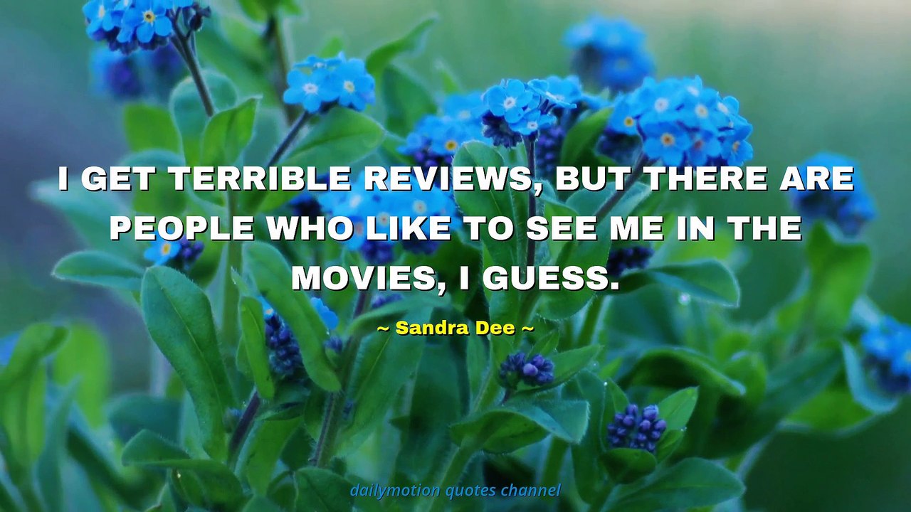 Sandra Dee Quotes