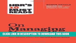 Read Online HBR s 10 Must Reads on Managing Yourself (with bonus article 