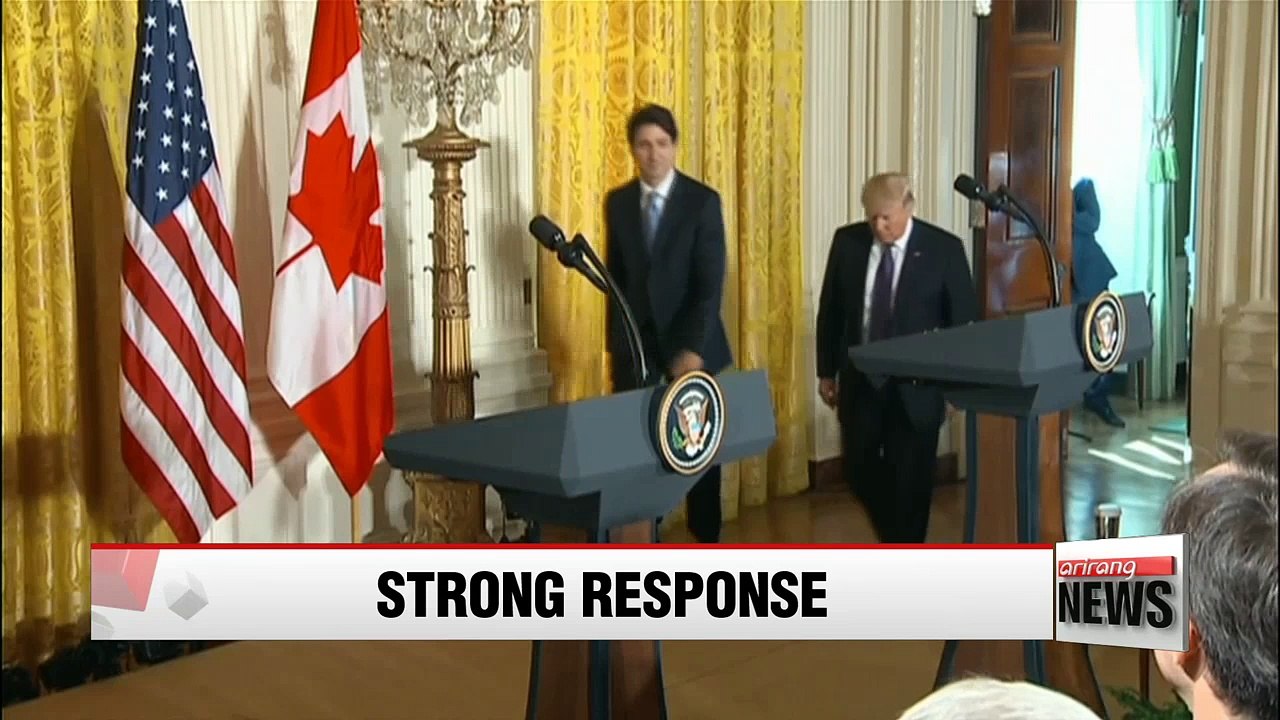 President Trump says U.S. will deal with North Korea 'very strongly'