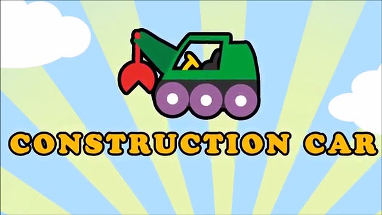 The Construction Toy Car - Learn Cars, Learn Animals with Babytv123