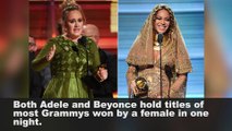 Adele Breaks Her Grammy In Two And Gives Half To Beyonce