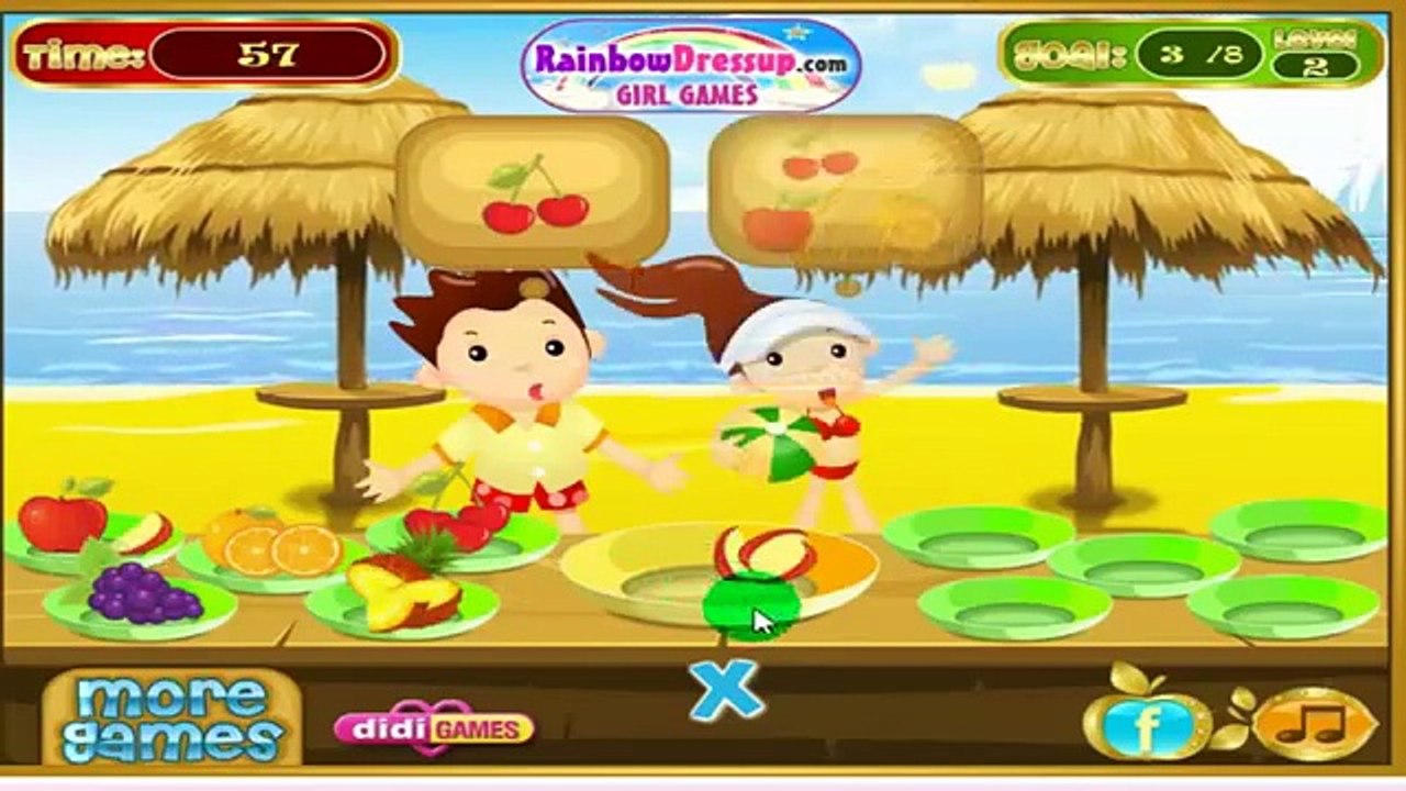 Beach Fruity Snack Girl Game