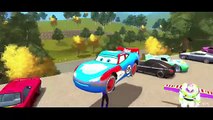 Blue Spiderman Minions Disney Pixar Cars & Nursery Rhymes | Children Songs with Action