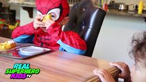 Spiderman Poo Colored Balls with Frozen Elsa vs Joker Fun PRANK Superheroes Movie In Real Life