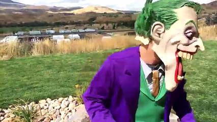 Bad Baby Joker Girl SILLY STRING ATTACK! Annabelle Toy Freaks Babies in Real Life in 4K!