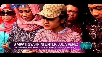 Jenguk Julia Perez, Syahrini Kasih Info Pengobatan
