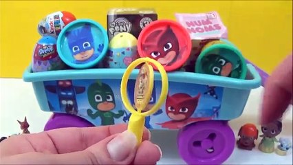 20 MEGA Toys PJ Masks Wagon! Learn Colors PJ MASKS! Paw Patrol, Kinder, Slime Les Pyjamasques Toys