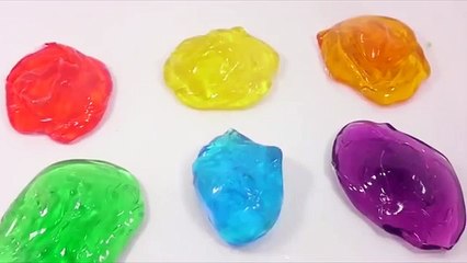 Water Balloons Syringe Glue Slime Skin Paints Learn Colors Toy Surprise YouTube