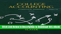 [Read Book] College Accounting Plus NEW MyAccountingLab with Pearson eText -- Access Card Package