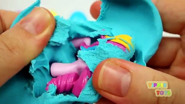Play Doh Surprise Eggs Spongebob Palace Pets Peppa Pig My Little Pony Thomas Disney Princess