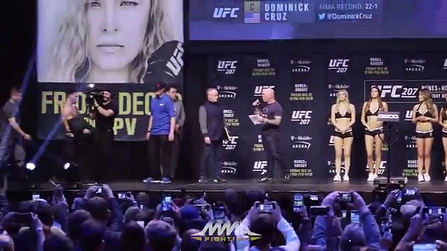 UFC 207 Weigh-Ins: Dominick Cruz vs. Cody Garbrandt Staredown