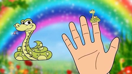 Finger Family Snake cartoon Anima Rhymes l Nursery Rhymes For Children
