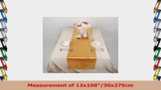 Topwedding 10pcs 12x108 Satin Table Runner Wedding Party DecorationGold 7c4a1451