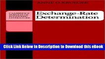 [Read Book] Exchange-Rate Determination (Cambridge Surveys of Economic Literature) Kindle