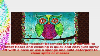 Toland Home Garden Rainbow Owl 20 x 38Inch Decorative USAProduced AntiFatigue Standing d9772b45