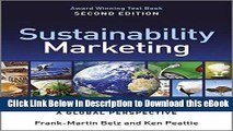 DOWNLOAD Sustainability Marketing: A Global Perspective Online PDF