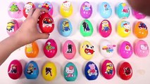 Surprise Eggs Angry Birds Peppa Pig Minions Hello Kitty Disney Frozen Spiderman MLP Huevos Sorpresa