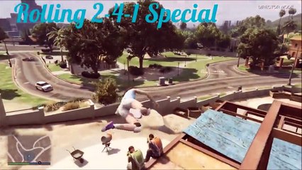 #13 GTA 5 Wrestling And Street Fighting Like in WWE (Powerbomb , Suplex , AA , RKO...) No Mod