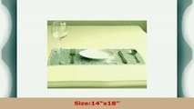 SoarDream Cute Silver Sequin Table Mats Sparkle Placemats 14x18 15 pieces de6e23fc