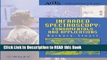 PDF Online Infrared Spectroscopy: Fundamentals and Applications Full eBook