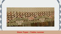 40180cm 100 By Handmade Embroidery Table Linen Country Living Rose Table Runner for 225d47b4