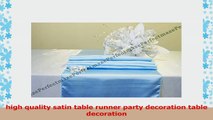 Perfectmaze 20 Piece 12x108 Inch Satin Table Runner Wedding Party DecorationBaby Blue f8f6779f