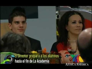La última cena de maestros y alumnos de La Academia