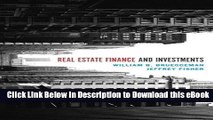 [Read Book] Real Estate Finance   Investments   Excel templates CD-ROM (Real Estate Finance and