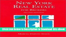 [Read Book] New York Real Estate for Brokers Mobi