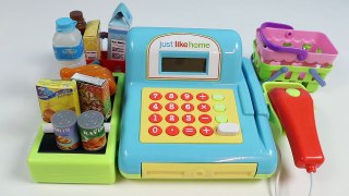 Just Like Home Toy Cash Register Best Learning Numbers and Counting for Children Video!-DqoRIUaBuMc