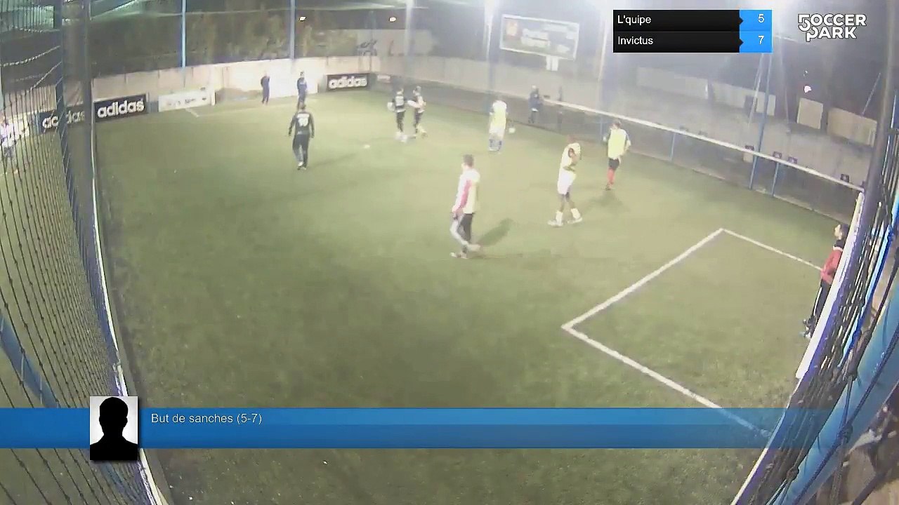 But de sanches (5-7) - L'quipe Vs Invictus - 13/02/17 20:30 - Hiver 2017: Promotion Lundi soir