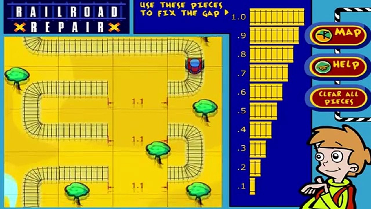 Cyberchase Railroad Repair - Cyberchase Math Games