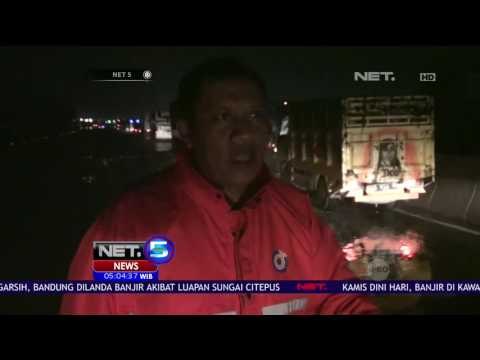 Ruas Jalan Tol Purbaleunyi Terendam Banjir Hingga 1 Meter - NET5