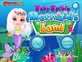 Barbie Sirenas de la Tierra Bebé Barbie Sirenita Juego para las Niñas
